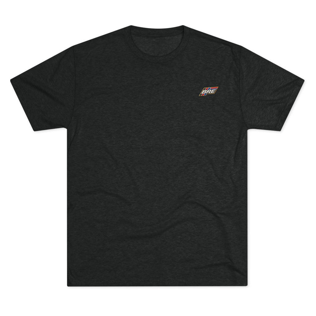 Retro 'Vibe' Chest Logo Tee — Unisex Tri-Blend Crew