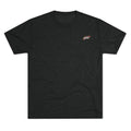 Retro 'Vibe' Chest Logo Tee — Unisex Tri-Blend Crew