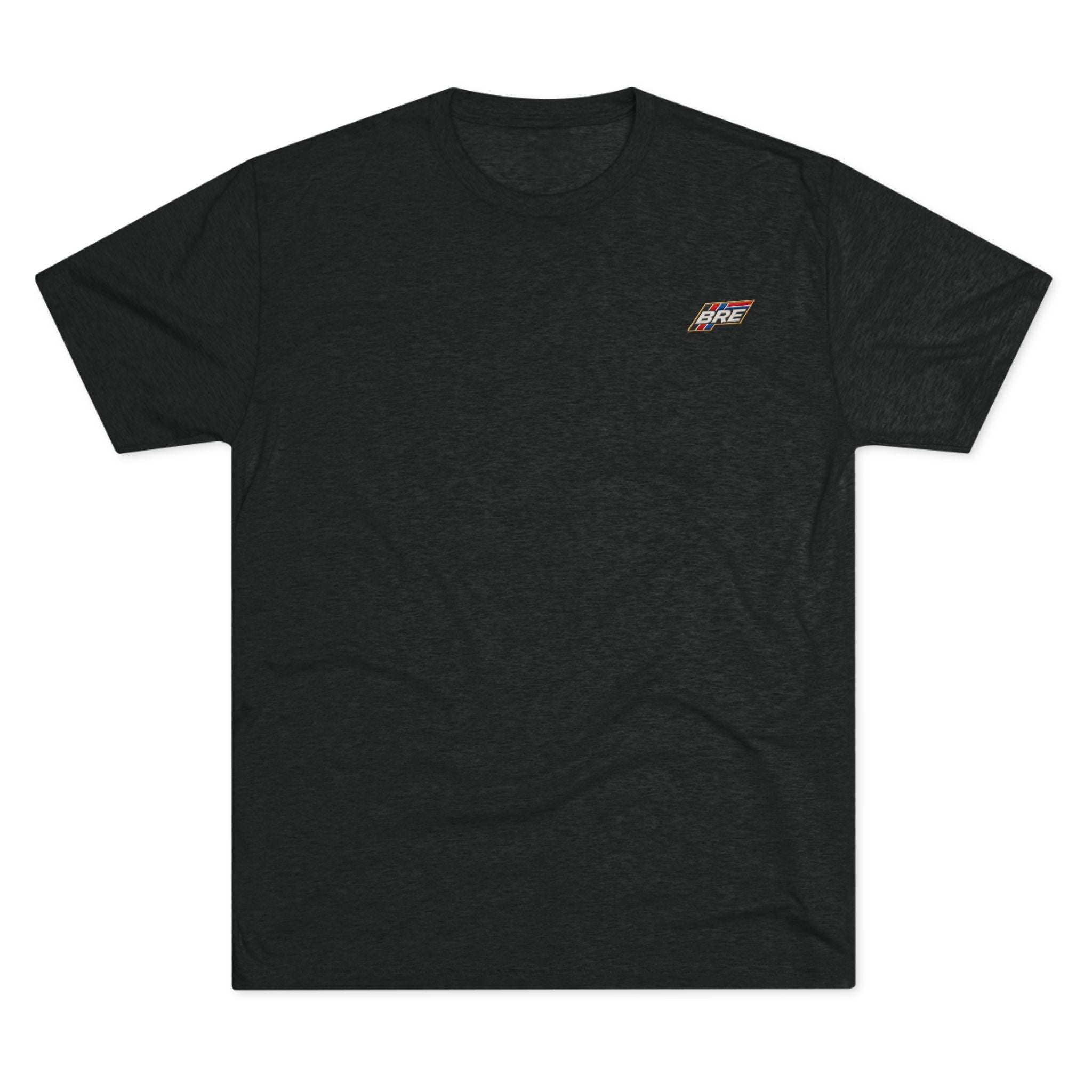 Retro 'Vibe' Chest Logo Tee — Unisex Tri-Blend Crew