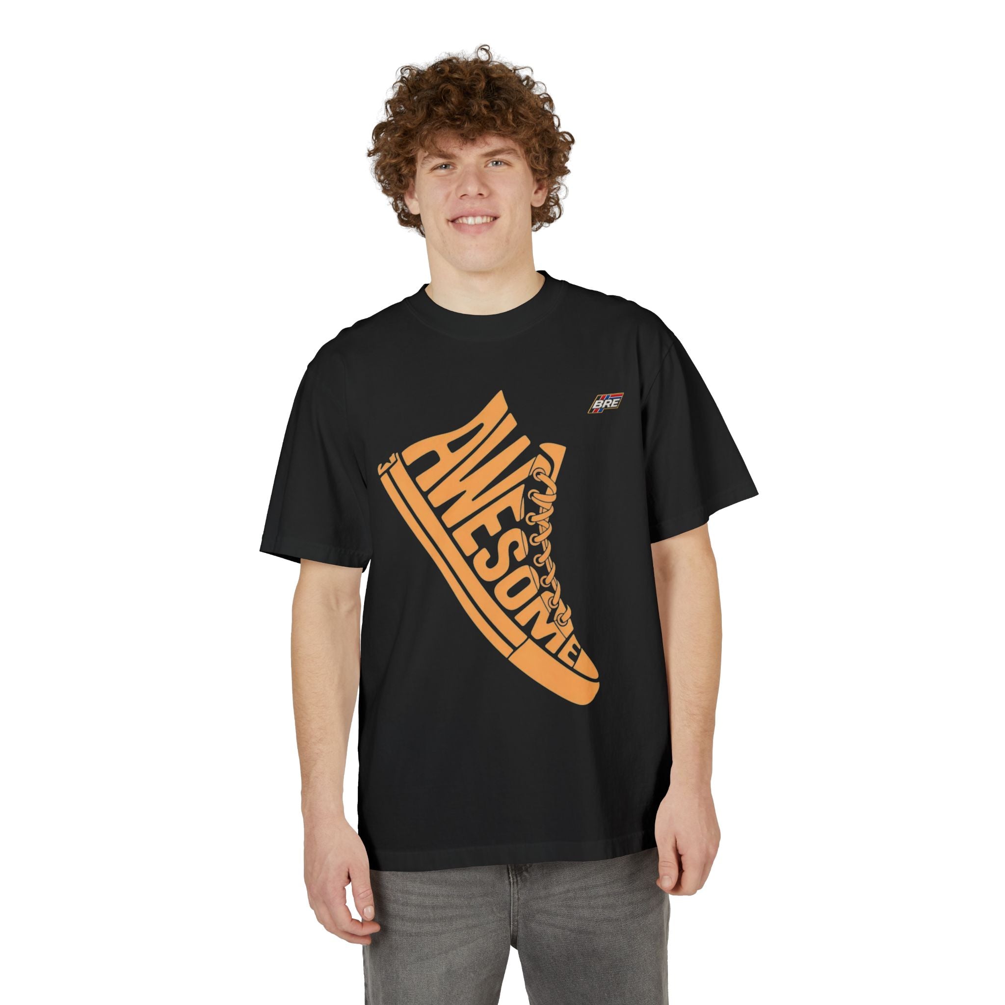 Awesome Sneaker Graphic T-Shirt — Retro Skate Shoe Tee