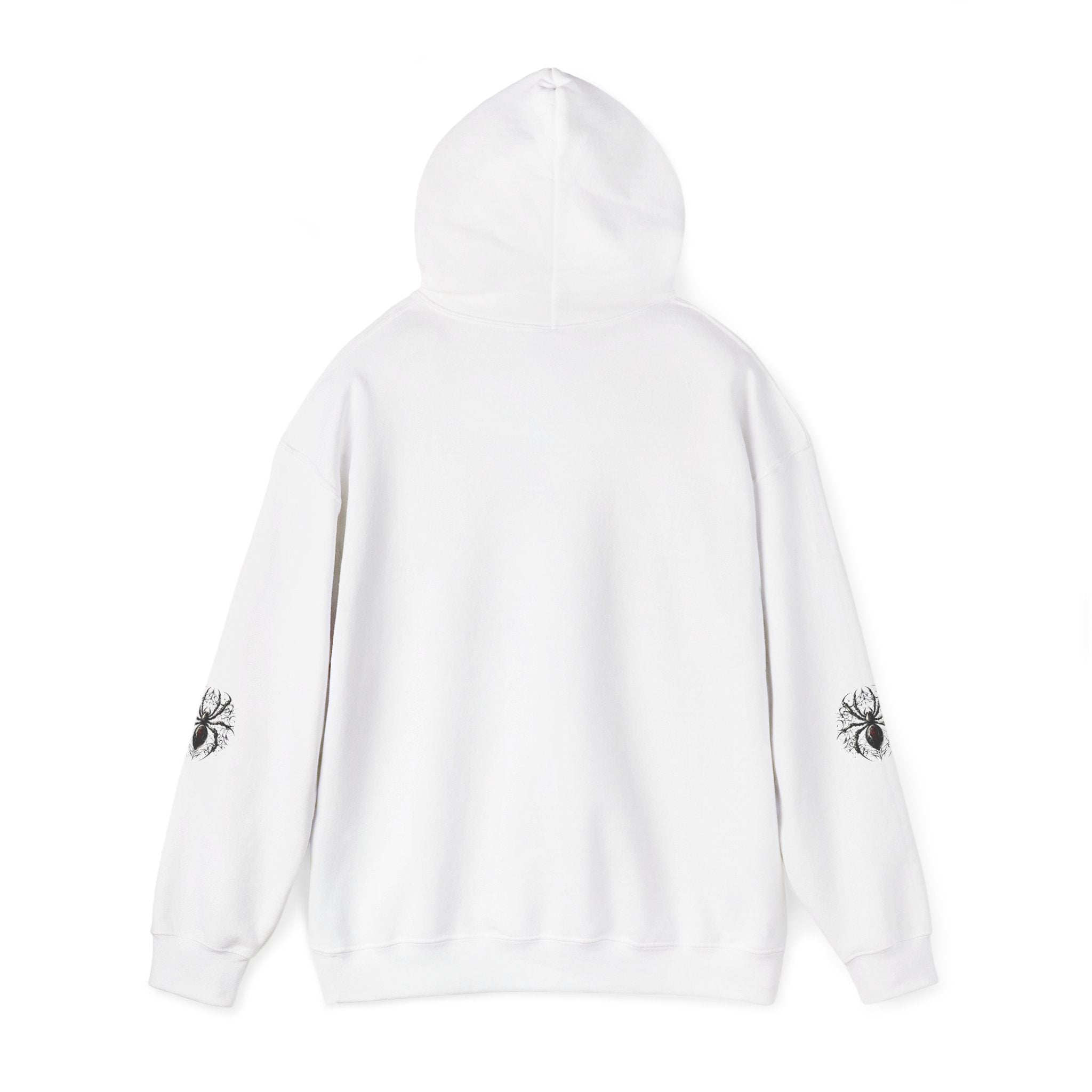 Spider Skull Hoodie — Gothic Black Widow Graphic Sweatshirt