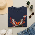 Butterfly Mask Graphic T‑Shirt — 'Xyris' Surreal Art Tee