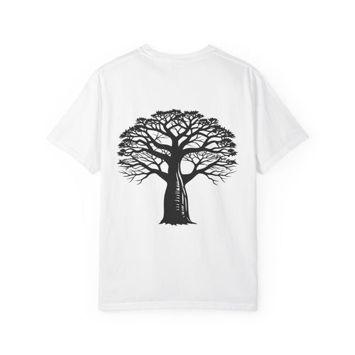 Afro Pride Graphic T-Shirt — "I was more than a tool" Black Power Pick & Baobab Tree Tee