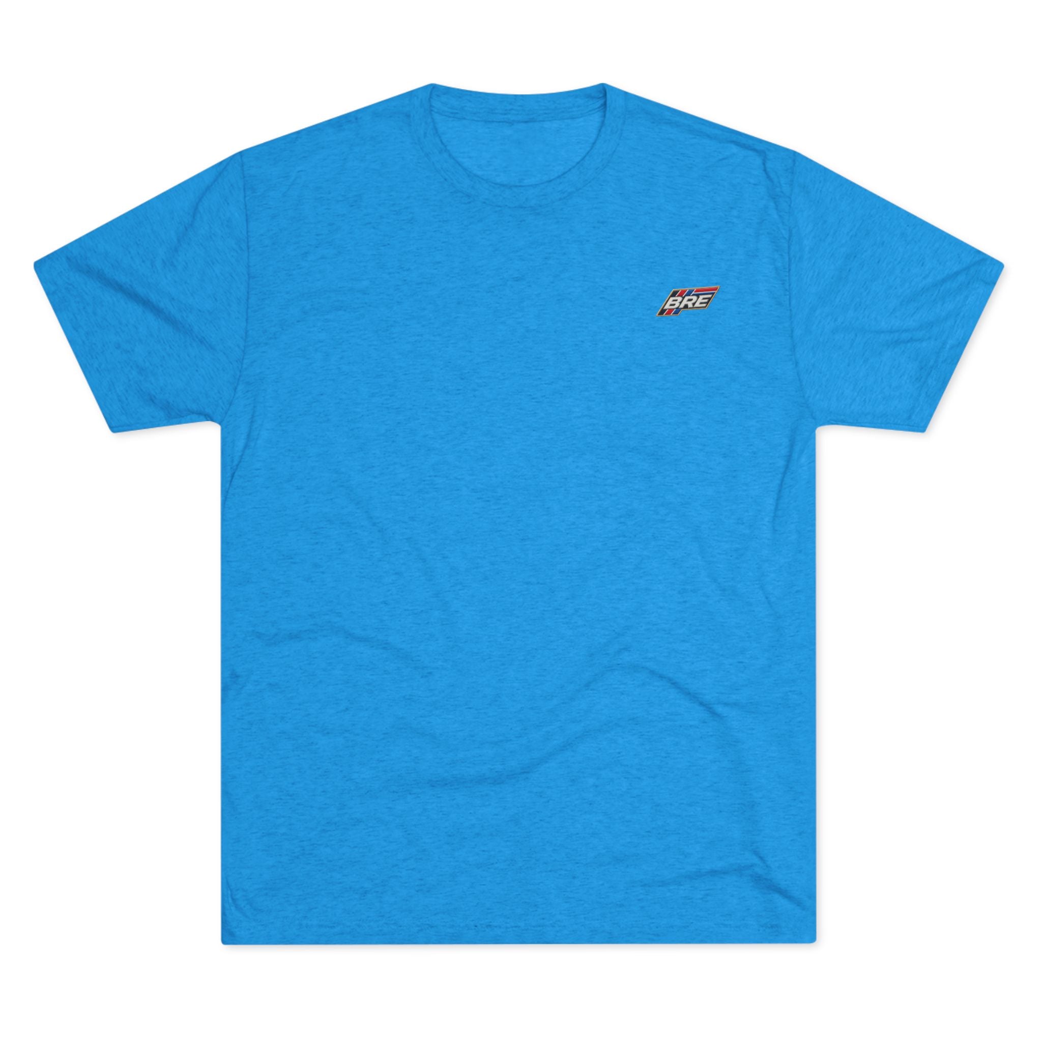 Retro 'Vibe' Chest Logo Tee — Unisex Tri-Blend Crew