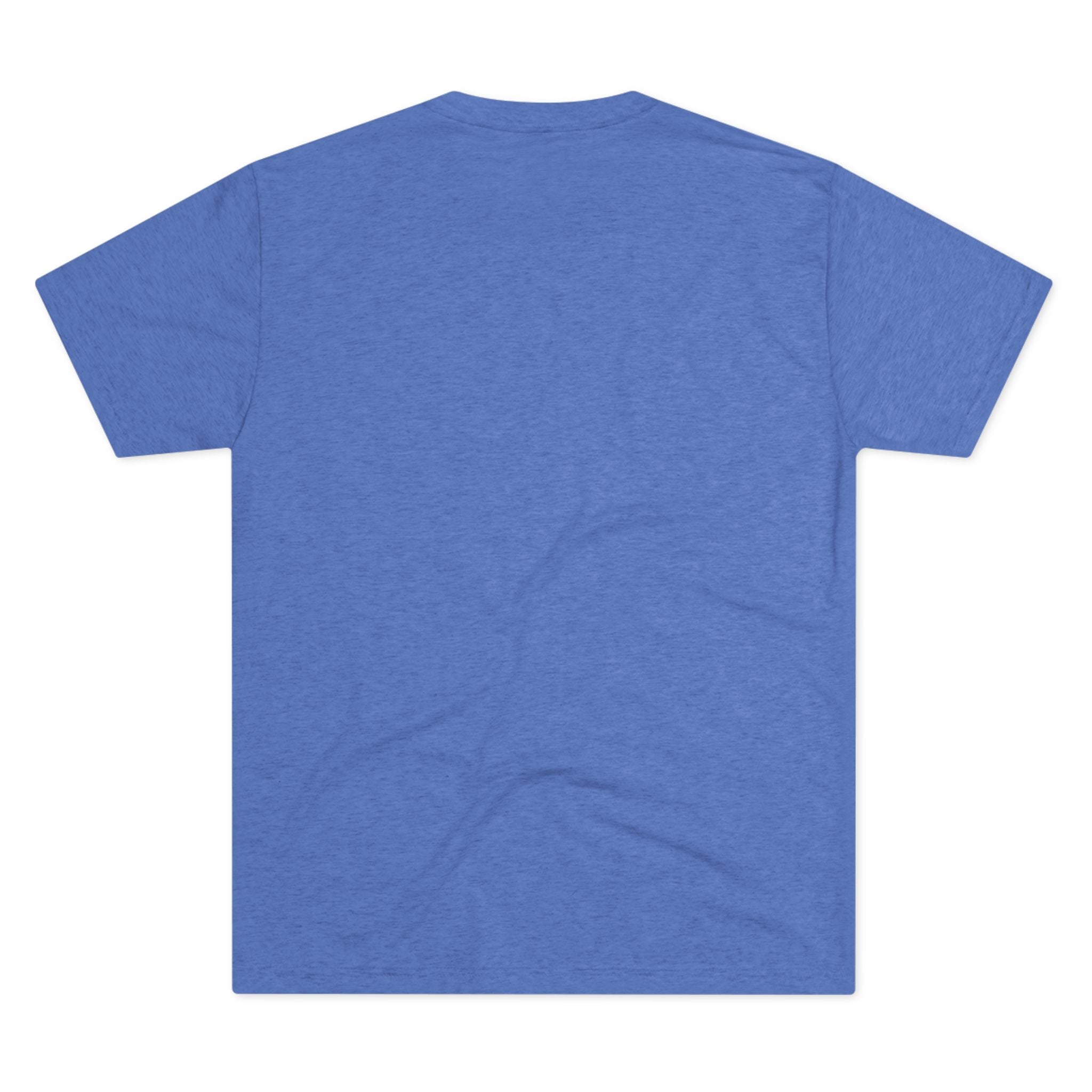 Retro 'Vibe' Chest Logo Tee — Unisex Tri-Blend Crew