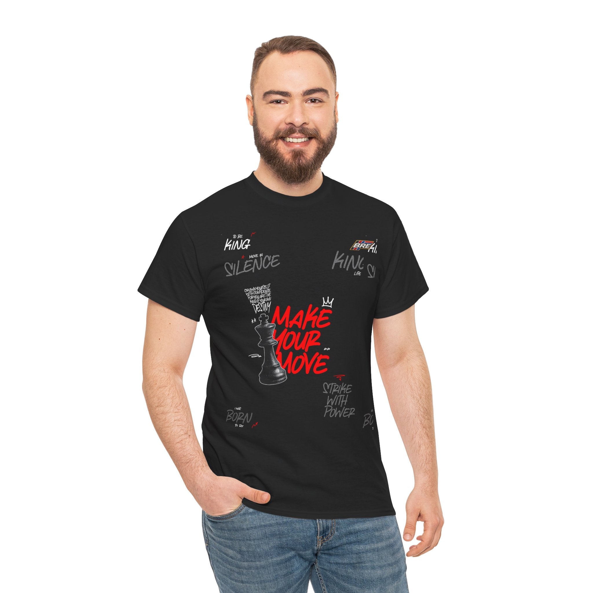 Make Your Move Tee — Bold Chess King Graphic Shirt