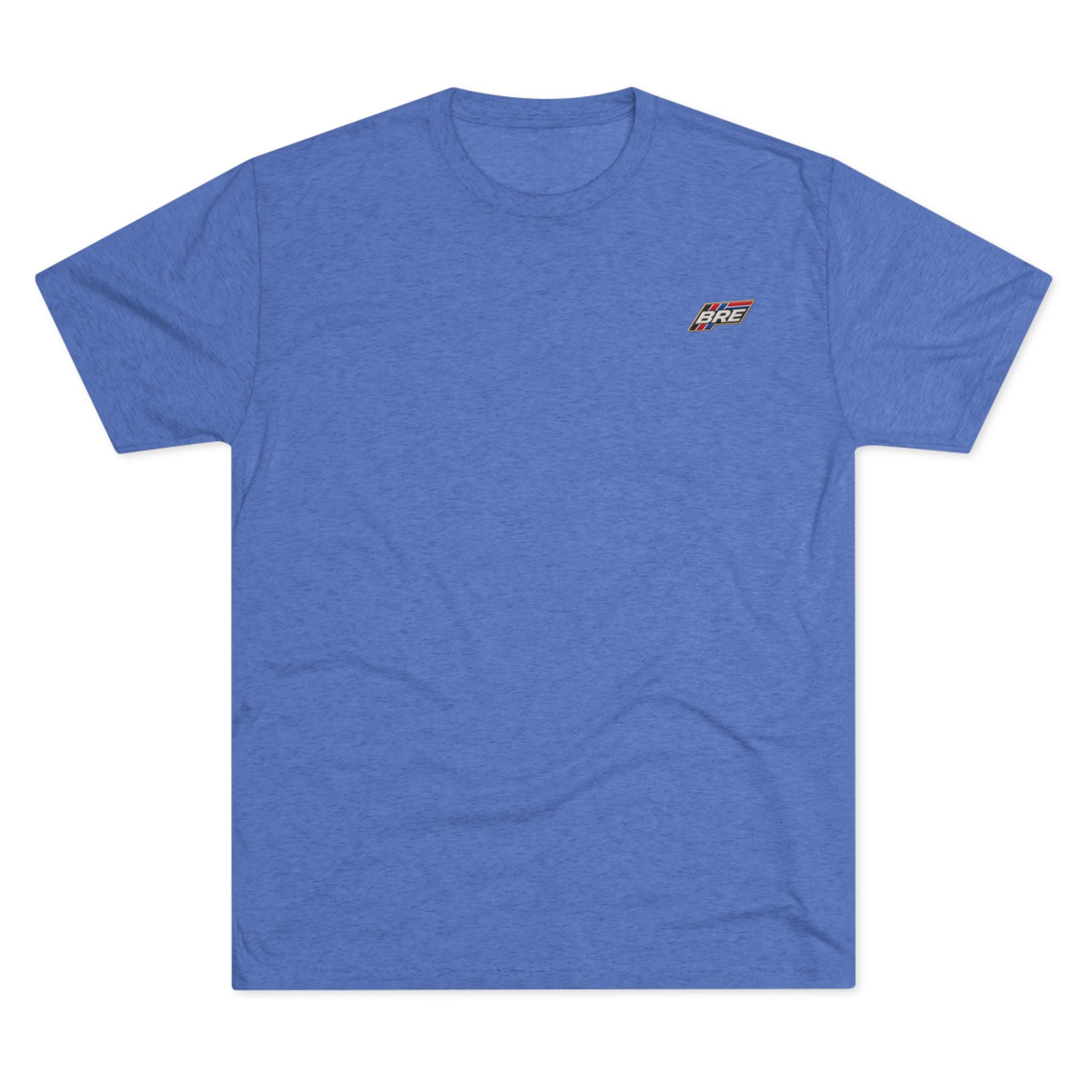 Retro 'Vibe' Chest Logo Tee — Unisex Tri-Blend Crew