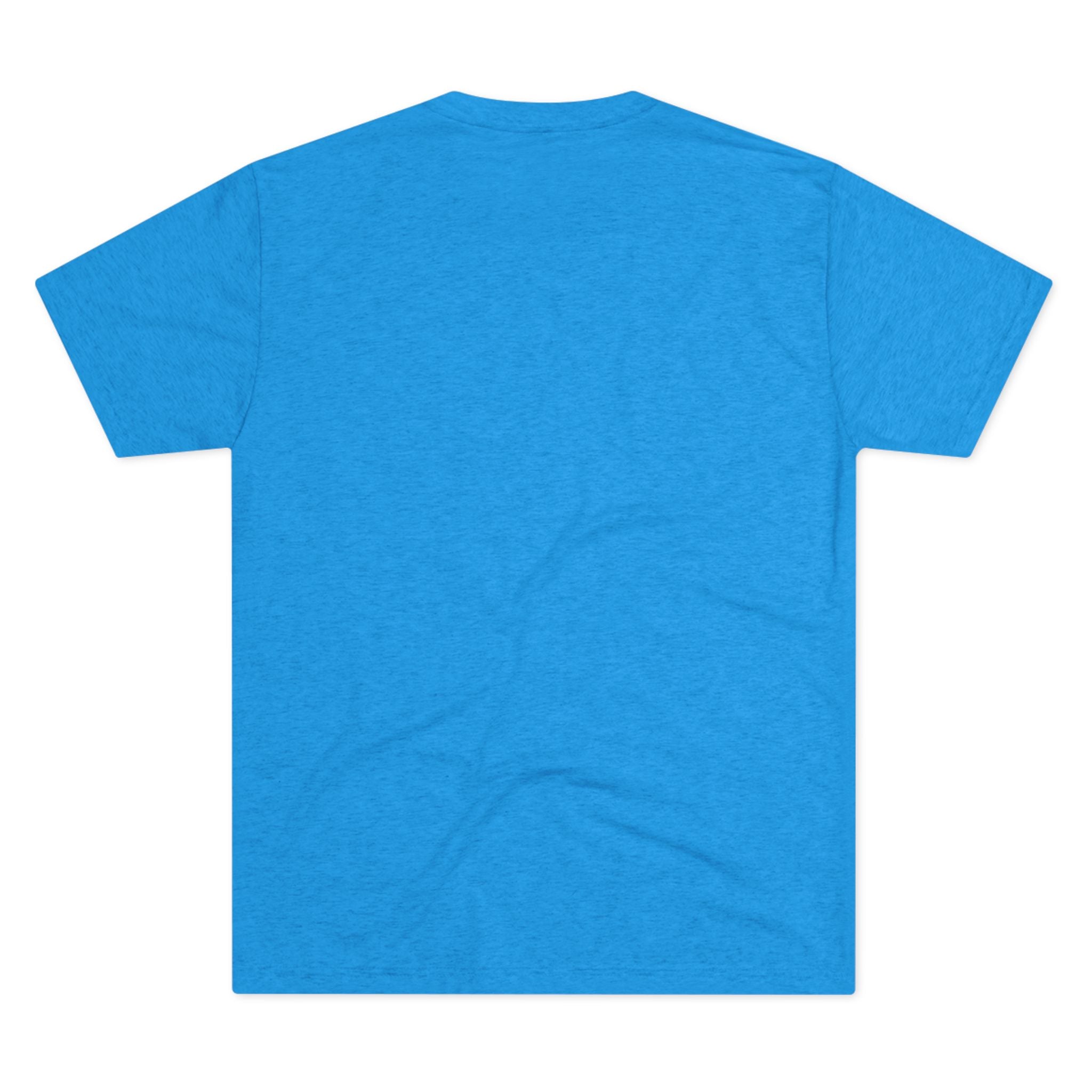 Retro 'Vibe' Chest Logo Tee — Unisex Tri-Blend Crew