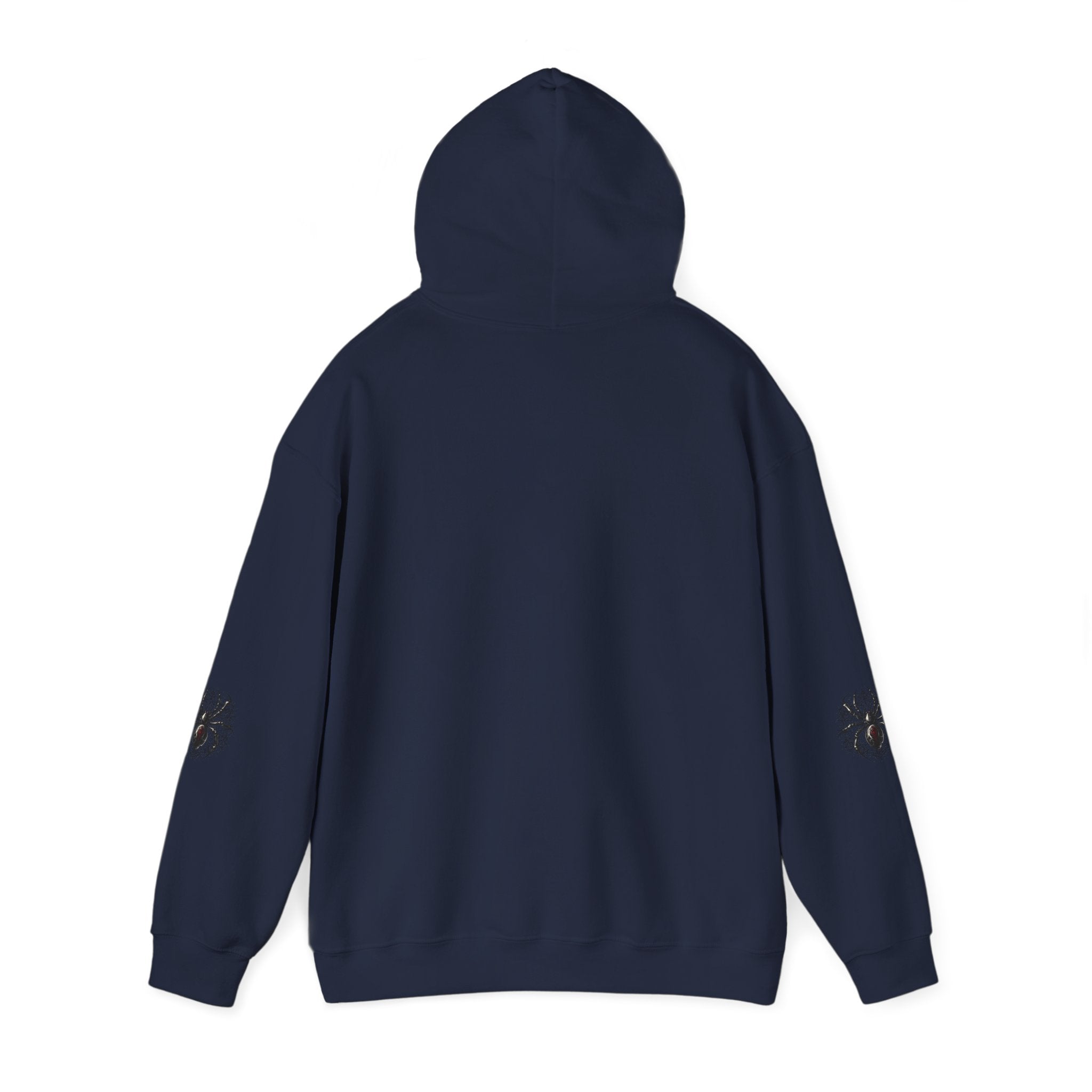 Spider Skull Hoodie — Gothic Black Widow Graphic Sweatshirt